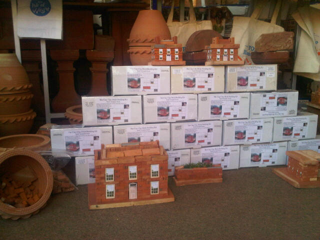 Large Georgian House Clay Clay Brick Building Kit. 