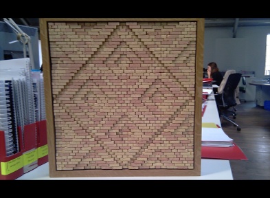 Mini Buff Cream York Handmade bricks used in model to show client hoe bricks could look in walling of new Cambridge Mosque by Marks Barfield Architects