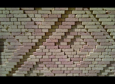Mini Buff Cream York Handmade bricks used in model to show client hoe bricks could look in walling of new Cambridge Mosque by Marks Barfield Architects